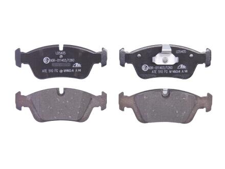 Керамічні гальмівні колодки передн, BMW 3 (E36), 3 (E46), Z3 (E36), Z4 (E85) 1.6-3.0 09.90-02.09 ATE 13.0470-5405.2