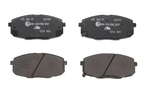 Гальмівні колодки, дискові ATE 13.0470-5742.2