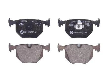 Керамічні гальмівні колодки задн, BMW 3 (E46), 5 (E39), 7 (E38), X3 (E83), X5 (E53), Z4 (E85), Z4 (E86), Z8 (E52) LAND ROVER RANGE ROVER III 2.0-5.4 03.94-08.12 ATE 13.0470-7079.2