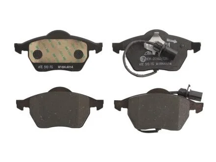 Керамічні гальмівні колодки передн, AUDI A4 B5, A4 B6, A4 B7, A6 C5, A6 C6 SEAT EXEO, EXEO ST SKODA SUPERB I VW PASSAT B5, PASSAT B5.5 1.6-4.2 11.94-05.13 ATE 13.0470-7110.2