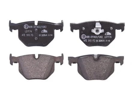 Керамічні гальмівні колодки задн, BMW 3 (E90), 3 (E92), 3 (E93), 5 (E60), 5 (E61), 6 (E63), 6 (E64) 2.0-3.0D 12.01-12.13 ATE 13.0470-7174.2