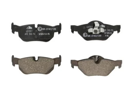 Гальмівні колодки дискові задні BMW 3 (E90/E90N) 320d 05-/X1 (E84) 09- ATE 13.0470-7217.2