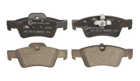 - Гальмівні колодки до дисків ATE 13.0470-7219.2