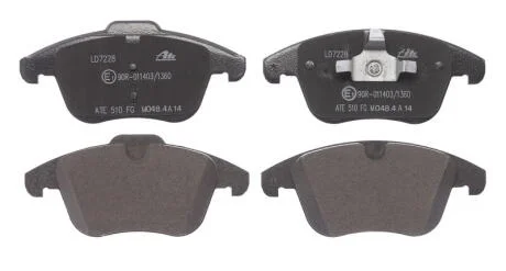 Колодки тормозные FORD/LR/VOLVO MONDEO 4/FREELANDER/S60/S80 06- передн. Ceramic ATE 13.0470-7228.2