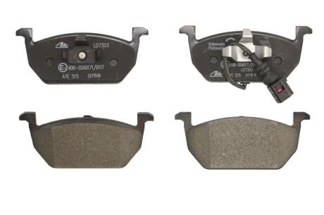 Колодки тормозные VAG A3/GOLF 7 12- передн. Ceramic ATE 13.0470-7303.2