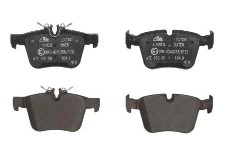 - Гальмівні колодки до дисків ATE 13.0470-7304.2