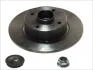 Диск тормозной RENAULT CLIO 3/MEGANE 2 05-/02- задн. 240мм (с подш. и кольцом ABS)4 отв. ATE 24.0108-0114.2 (фото 2)