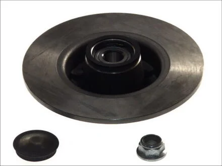 Диск тормозной RENAULT CLIO 3/MEGANE 2 05-/02- задн. 240мм (с подш. и кольцом ABS)4 отв. ATE 24.0108-0114.2