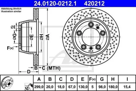 - Гальмівний диск ATE 24.0120-0212.1