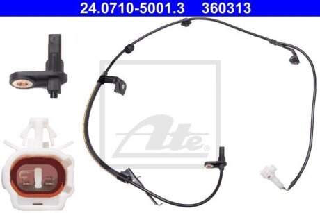 - Датчик ABS ATE 24.0710-5001.3