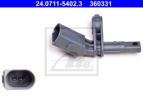 Датчик ABS передній/зад,правий VAG A3/Q3/Q7/Cayyen/Alhambra/Superb/Caddy IV/Golf VII/Passat 2010- ATE 24.0711-5402.3