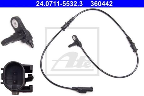 Датчик ABS MB SPRINTER 06- передн. (необх 2 шт.) ATE 24.0711-5532.3