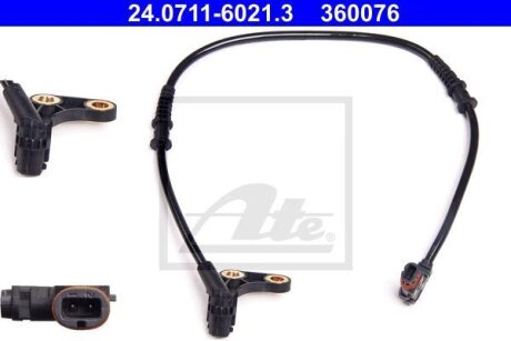 - Датчик ABS ATE 24.0711-6021.3