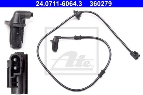 - Датчик ABS ATE 24.0711-6064.3