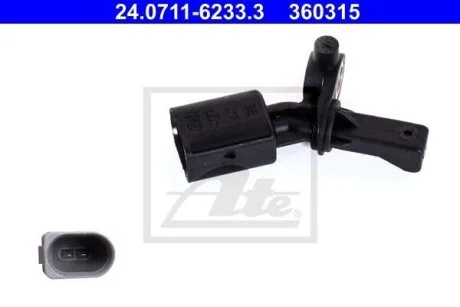 Датчик, кількість обертів колеса ATE 24.0711-6233.3