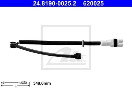 - Датчик зносу гальмівних колодок ATE 24.8190-0025.2