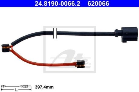 - Датчик зносу гальмівних колодок ATE 24.8190-0066.2