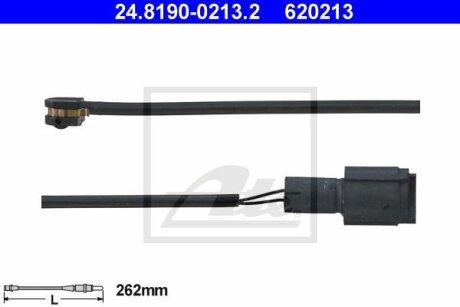 - Датчик зносу гальмівних колодок ATE 24.8190-0213.2