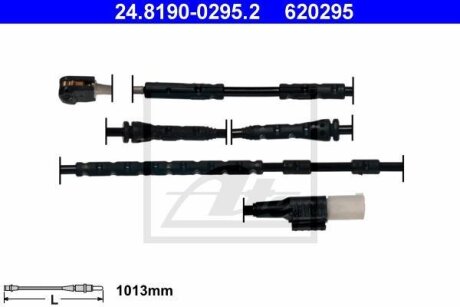 - Датчик зносу гальмівних колодок ATE 24.8190-0295.2
