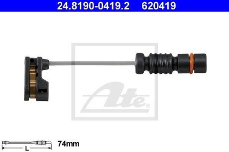 Датчик износа колодок MB C-CLASS, CLK, E-CLASS ATE 24.8190-0419.2