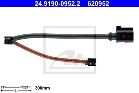 - Датчик зносу гальмівних колодок ATE 24.8190-0952.2