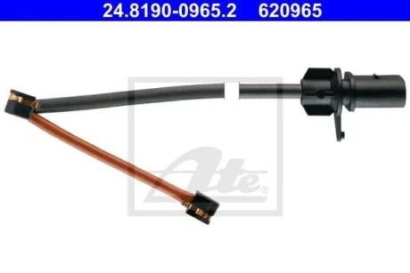Конт. попер. сигналу, знос гальм. накл. ATE 24.8190-0965.2