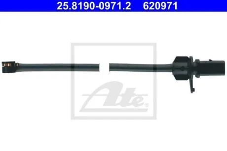 Датчик зносу гальмівних колодок ATE 24.8190-0971.2