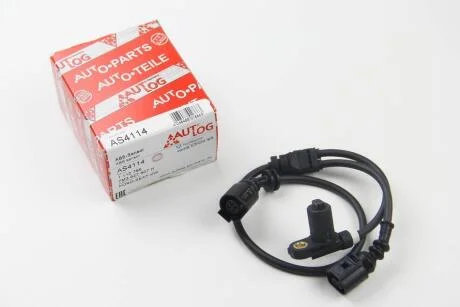 Датчик ABS передн Лів FORD GALAXY I SEAT ALHAMBRA VW SHARAN 1.8-2.8 09.95-03.10 AUTLOG AS4114