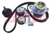 Помпа води + комплект ремня ГРМ Seat Leon/Skoda Fabia/VW Caddy II/III 1.4 16V 99- AUTLOG WK3000 (фото 1)