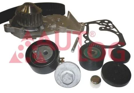 Помпа води + комплект ремня ГРМ Renault Kangoo/Dacia Logan/Duster 1.4/1.6 16V 01- AUTLOG WK3011