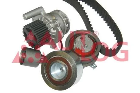 Помпа води + комплект ремня ГРМ VW Passat/Golf 2.0TDi 03- AUTLOG WK3012