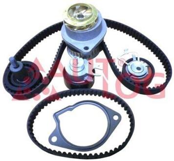 Помпа води + комплект ремня ГРМ VW Golf/Caddy III 1.4i 06-10/Skoda Octavia 04-13 AUTLOG WK3026