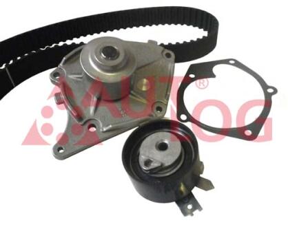 Помпа води + комплект ремня ГРМ Renault Kangoo 1.5dCi 01- AUTLOG WK3044