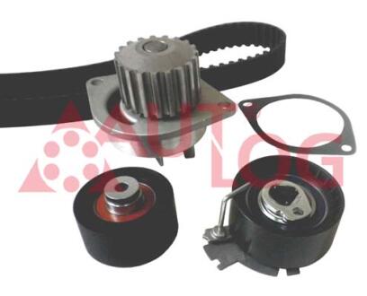 Помпа води + комплект ремня ГРМ Citroen Berlingo/Xsara/C3/C4/Peugeot 206/301/307/Partner AUTLOG WK3058