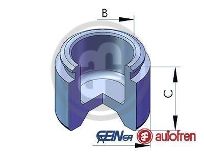 Поршень супорта гальмівного AUTOFREN D0 25345