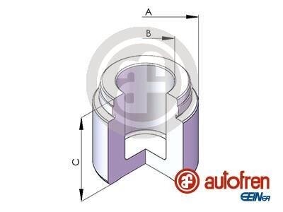 Поршень, гальмівний супорт AUTOFREN D025347
