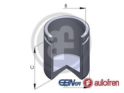 Поршень гальмівного супорта AUTOFREN D0 25488