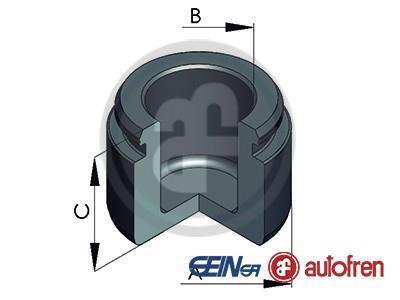 Поршень гальмівного супорта AUTOFREN D0 25570