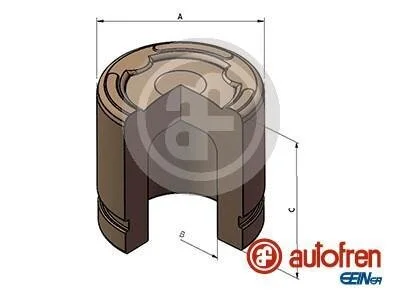 Поршень, гальмівний супорт AUTOFREN D025680