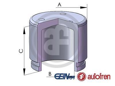 Поршень супорта гальмівного AUTOFREN D0-2572