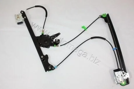 Склопідіймач лівий перед. VW Golf III (1H1)/Vento (1H2) -98 (без електродвигуна) AUTOMEGA 100024710