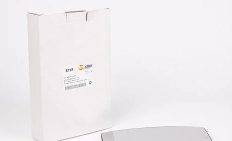 Скло дзеркала зовн. MB Sprinter 06-> (з підігрівом) верхнє ліве L (круг. кріпл.) (ATT) AUTOTECHTEILE 100 8118