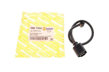 Датчик износа тормозных колодок VW Touareg (10-18)Porshe Cayenne, Panamera (10->) (L=296mm) (ATT) AUTOTECHTEILE 390 7002