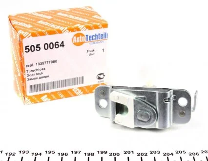 Замок двері AUTOTECHTEILE 505 0064