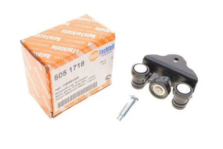 Ролик дверей (бічних/нижній) Renault Trafic/Opel Vivaro 01- (R) AUTOTECHTEILE 505 1718