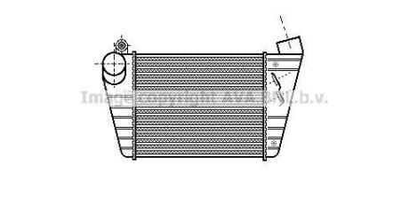 Інтеркулер A3 1.8i / 1.9 TDi 09/96- (Ava) AVA COOLING AI 4172