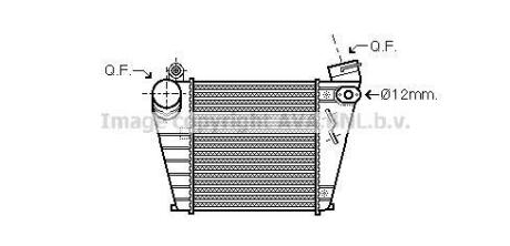 AVA VW Інтеркулер GOLF IV 1.9 00-, SKODA, AUDI, SEAT AVA COOLING AIA 4200