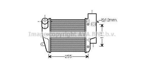 Интеркулер A6 IV 2.7 TDi * Left Mod. 04-08 (AVA) AVA COOLING AIA 4302
