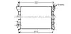 Радиатор охлаждения (613x458x32) Land Rover Freelander I 1.8-2.5 98-06 AVA COOLING AU 2174 (фото 1)