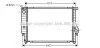 Радиатор охлаждения двигателя BMW 324D/530/730 MT 85-94 (Ava) AVA COOLING BW2096 (фото 1)